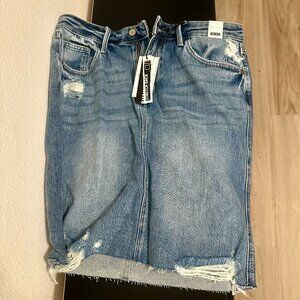 Judy Blue Denim A-line Skirt